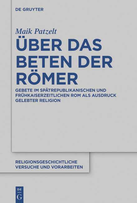 Über das Beten der Römer main product photo