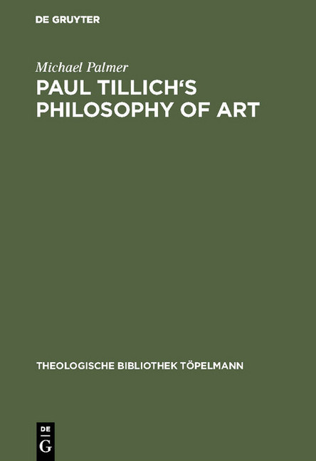 Paul Tillich's Philosophy of Art main product photo