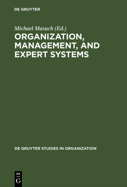 Organization, Management, and Expert Systems main product photo