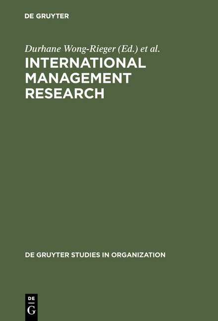 International Management Research main product photo