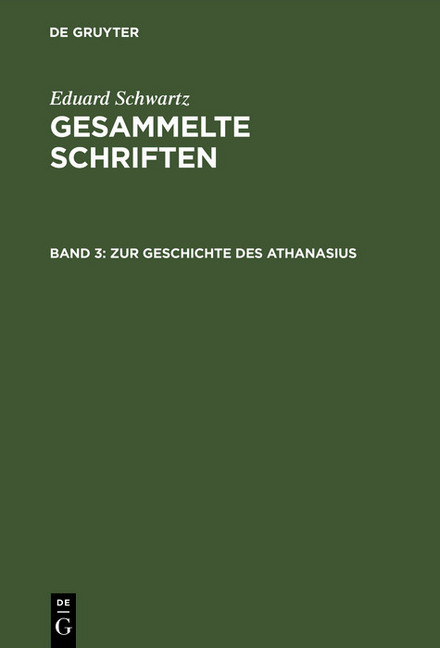 Zur Geschichte des Athanasius main product photo