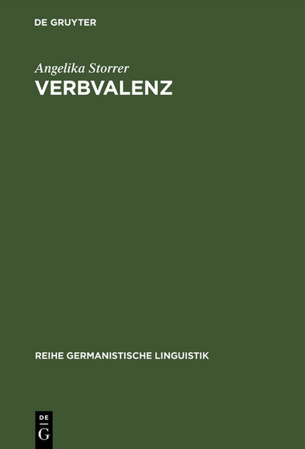 Verbvalenz main product photo
