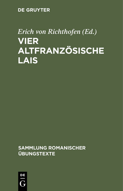 Vier altfranzösische Lais main product photo