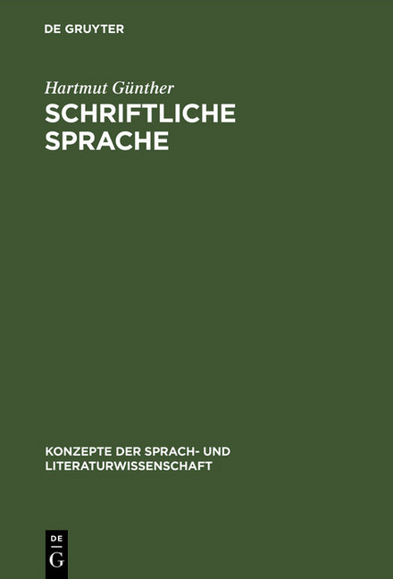 Schriftliche Sprache main product photo