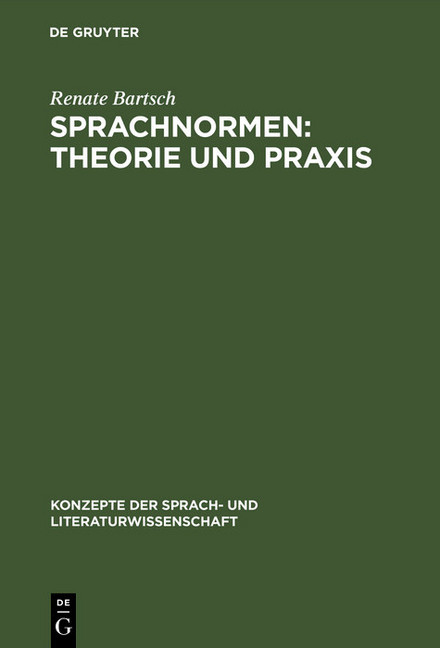 Sprachnormen: Theorie und Praxis main product photo