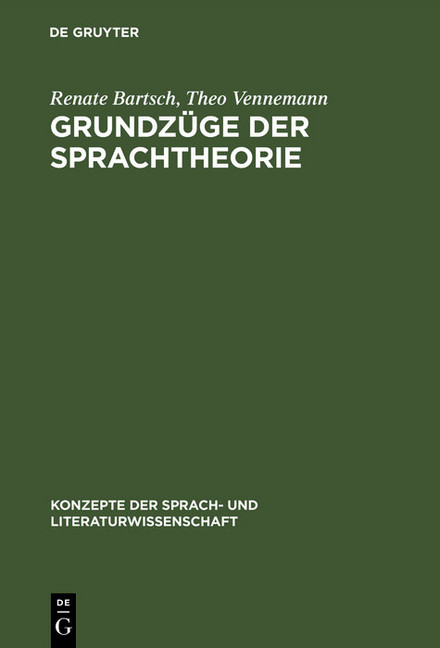Grundzüge der Sprachtheorie main product photo