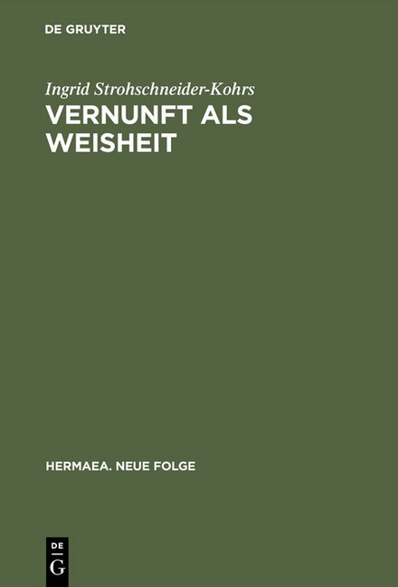Vernunft als Weisheit main product photo