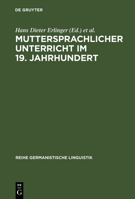 Muttersprachlicher Unterricht im 19. Jahrhundert main product photo