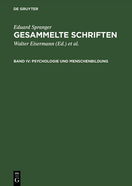 Psychologie und Menschenbildung main product photo