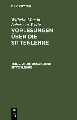Die besondere Sittenlehre