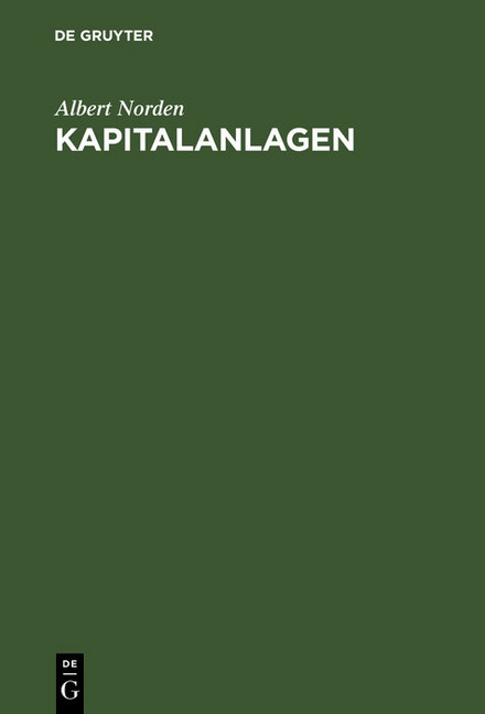Kapitalanlagen main product photo