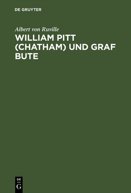 William Pitt (Chatham) und Graf Bute main product photo