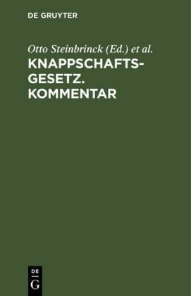 Knappschaftsgesetz. Kommentar