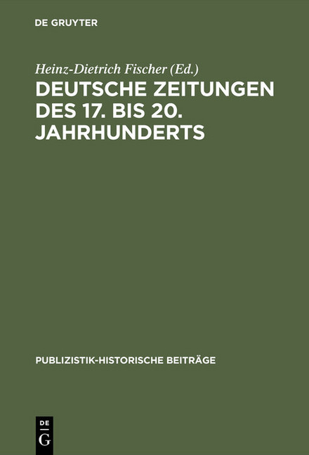 Deutsche Zeitungen des 17. bis 20. Jahrhunderts main product photo