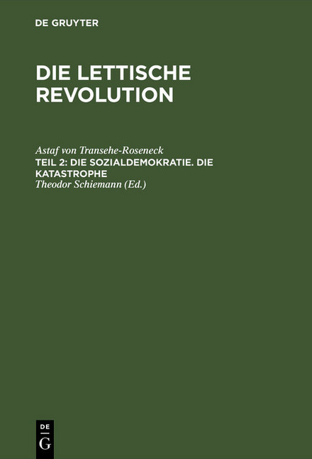 Die Sozialdemokratie. Die Katastrophe main product photo