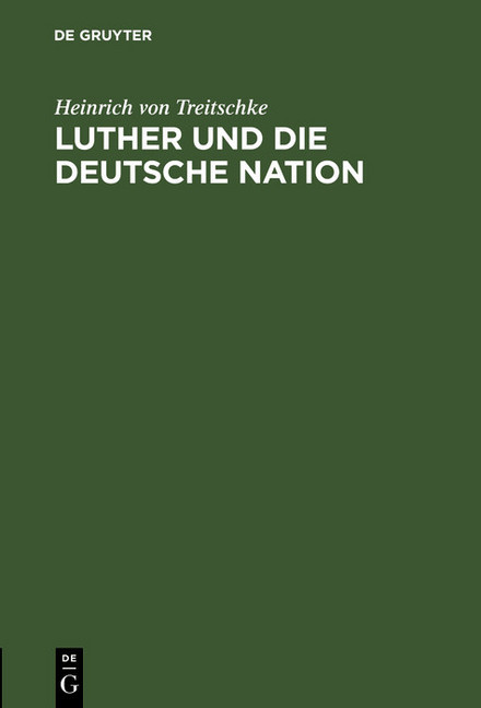 Luther und die deutsche Nation main product photo