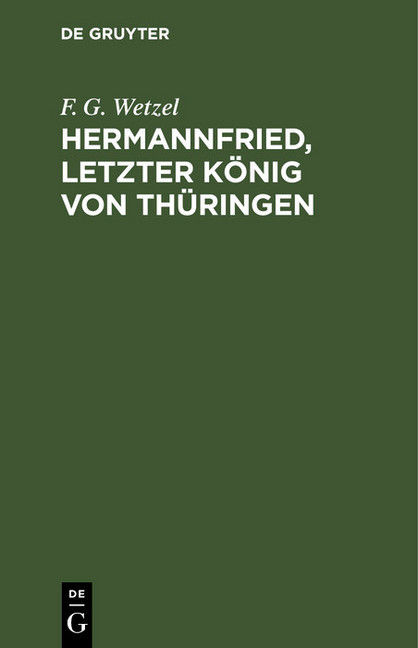 Hermannfried, letzter König von Thüringen main product photo