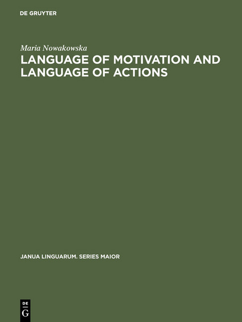 Language of Motivation and Language of Actions main product photo