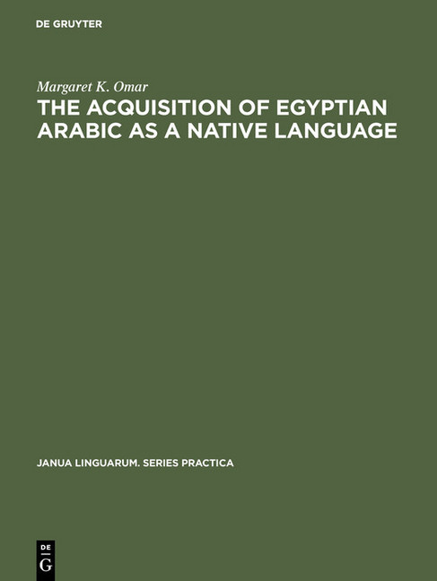 The Acquisition of Egyptian Arabic as a Native Language main product photo