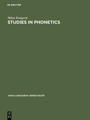Studies in Phonetics