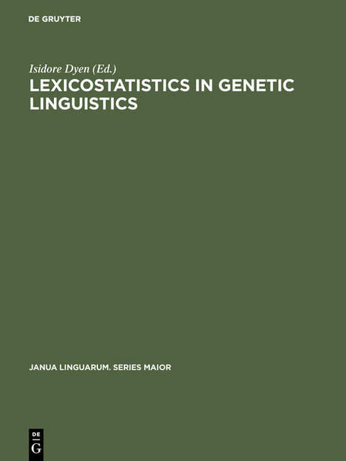 Lexicostatistics in Genetic Linguistics main product photo