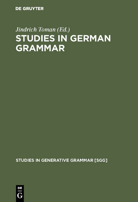 Studies in German Grammar main product photo