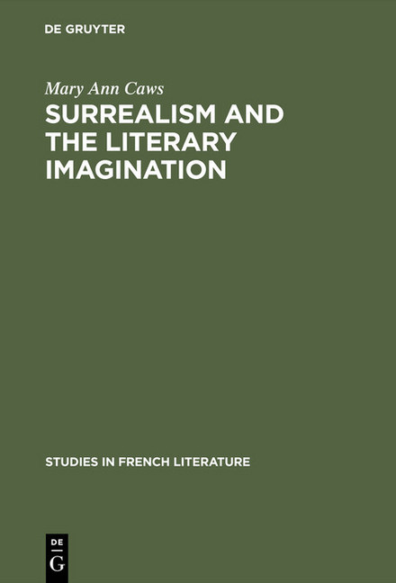 Surrealism and the literary imagination main product photo