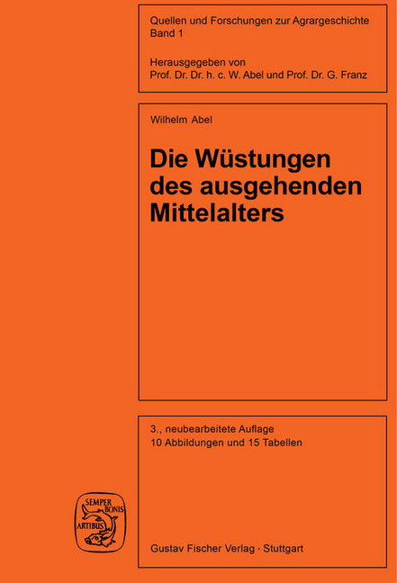 Die Wüstungen des ausgehenden Mittelalters main product photo