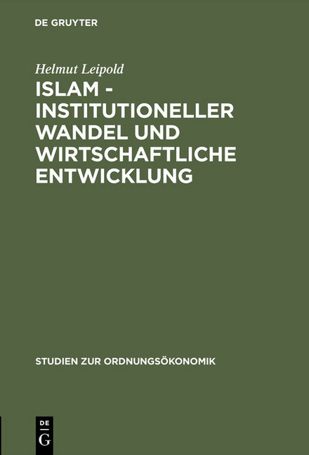 Islam - Institutioneller Wandel und wirtschaftliche Entwicklung main product photo
