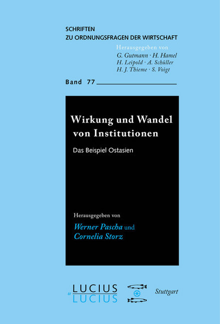 Wirkung und Wandel von Institutionen main product photo