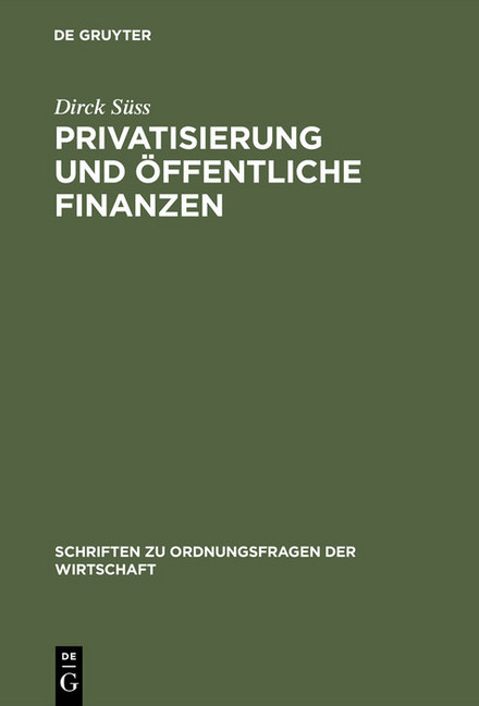 Privatisierung und öffentliche Finanzen main product photo