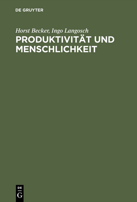 Produktivität und Menschlichkeit main product photo