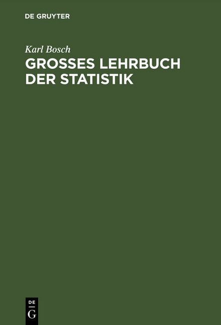 Großes Lehrbuch der Statistik main product photo
