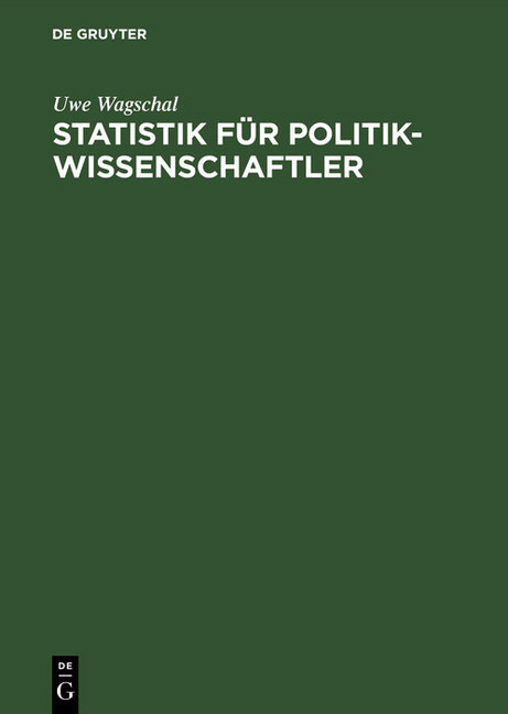 Statistik für Politikwissenschaftler main product photo