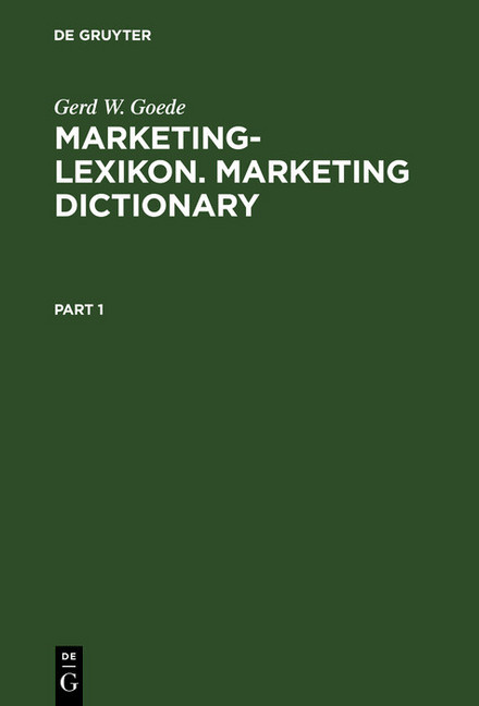 Marketing-Lexikon. Marketing Dictionary main product photo