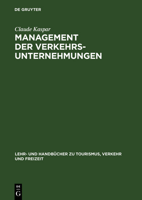 Management der Verkehrsunternehmungen main product photo