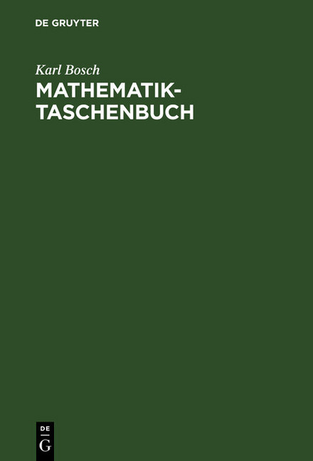 Mathematik-Taschenbuch main product photo
