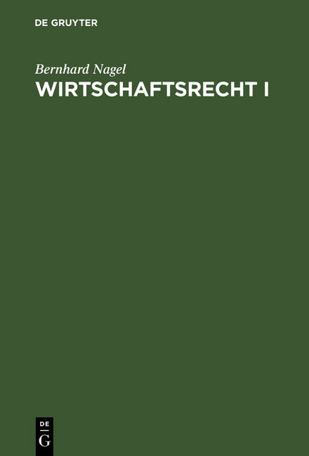 Wirtschaftsrecht I main product photo