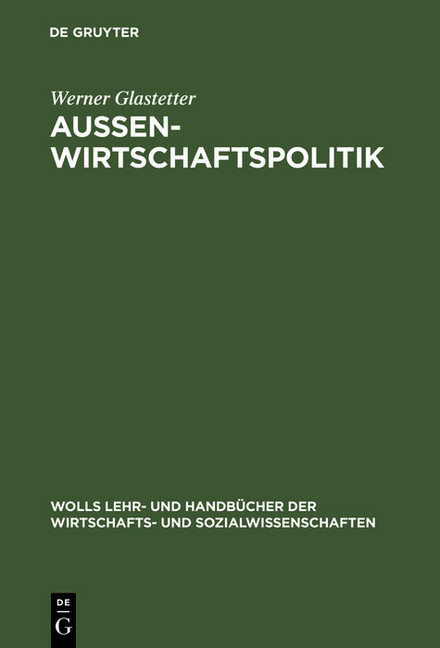 Aussenwirtschaftspolitik main product photo