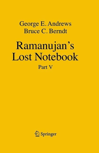 Ramanujan's Lost Notebook main product photo