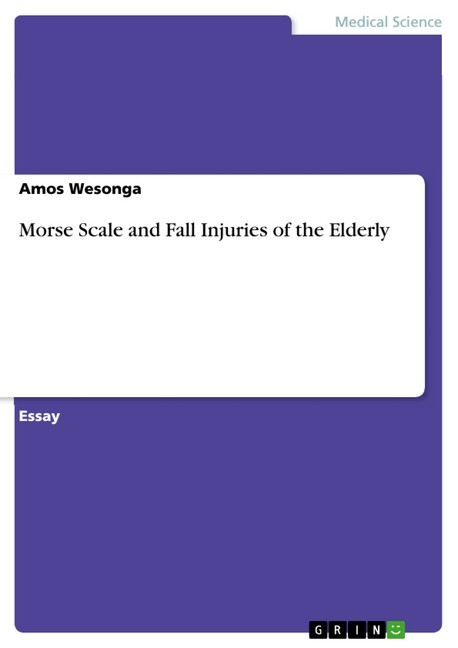Morse Scale and Fall Injuries of the Elderly main product photo