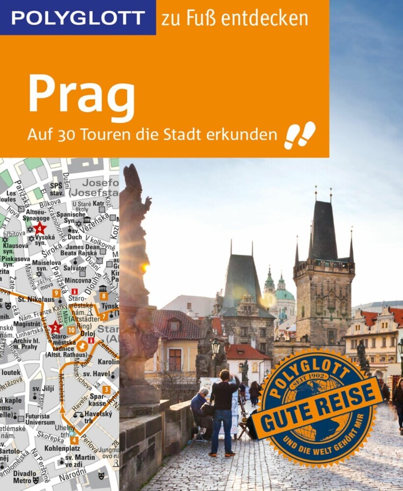 POLYGLOTT Reiseführer Prag zu Fuß entdecken main product photo