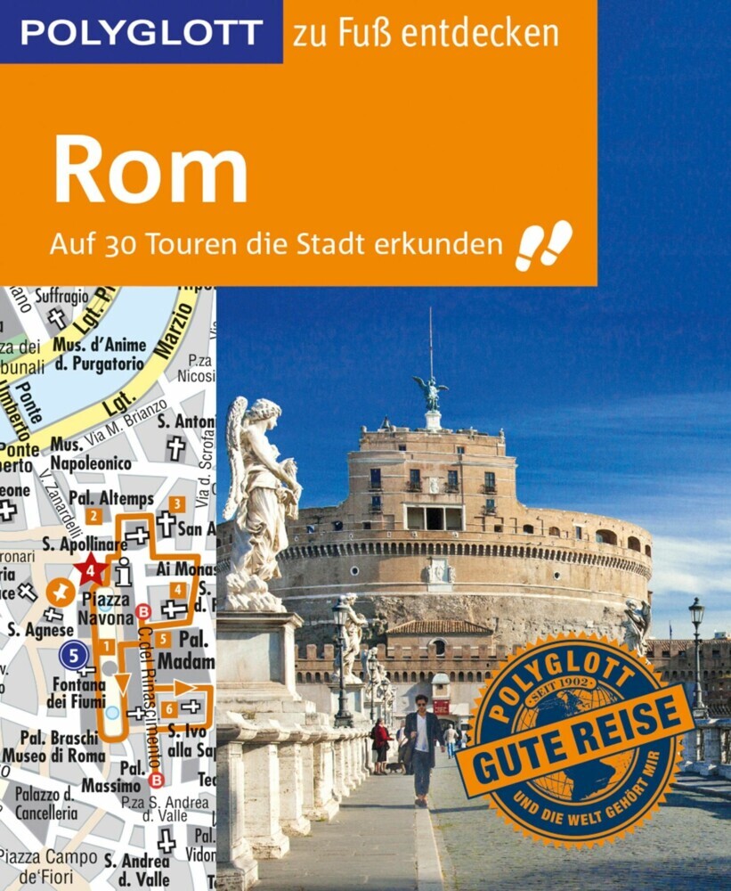POLYGLOTT Reiseführer Rom zu Fuß entdecken main product photo