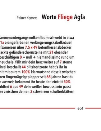 Worte Fliege Agfa