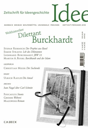 Zeitschrift für Ideengeschichte Heft XII/1 Frühjahr 2018