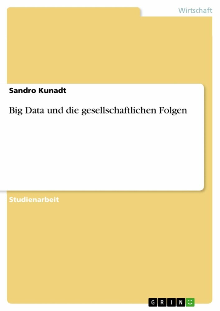 Big Data und die gesellschaftlichen Folgen main product photo