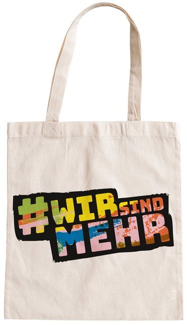 Wir sind mehr - Baumwolltasche main product photo