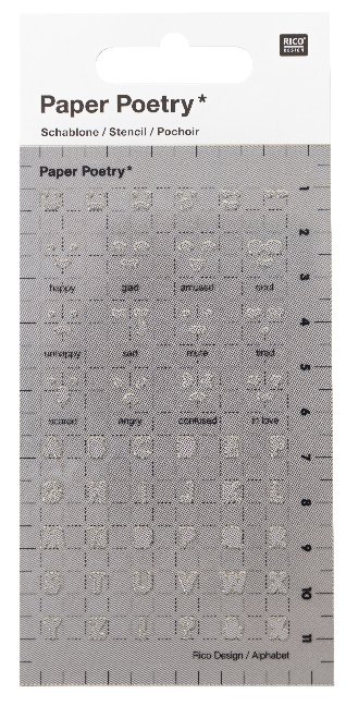 Schablone, Bullet Diary, Emotion main product photo