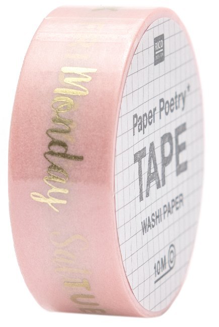 Tape, Bullet Diary, Wochentage main product photo