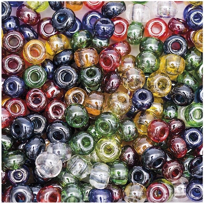 Glasperlen Transparent, Multicolor Lüster main product photo